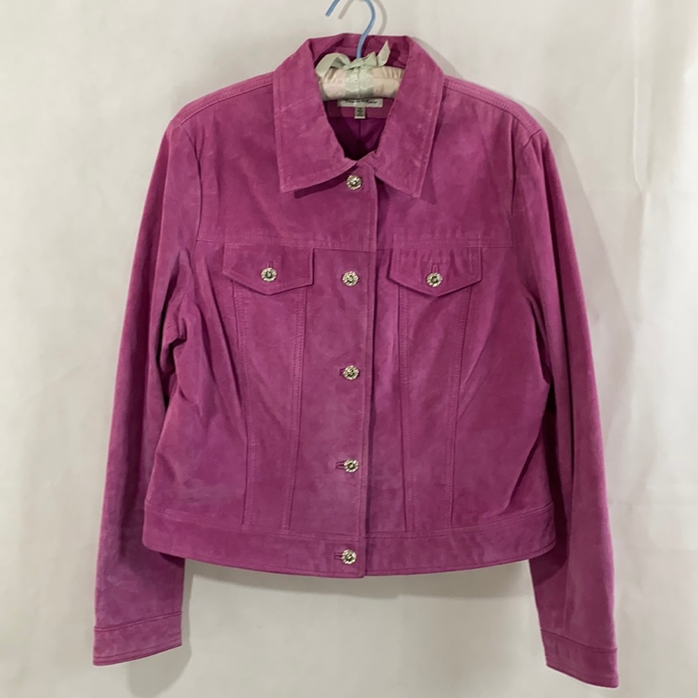 Yvonne le Marie Leather Jacket size 14